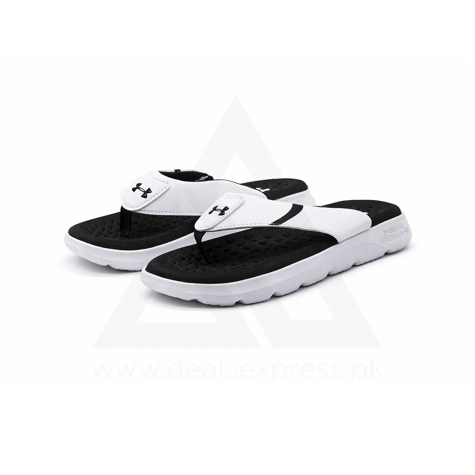 UA Flip Flop - White Duo