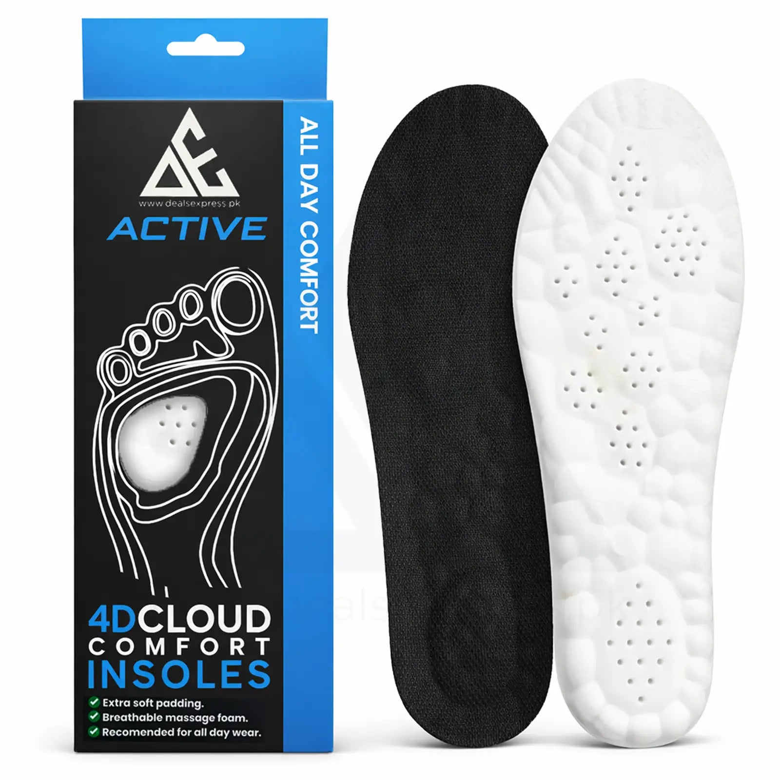 4D Massage Soft Cloud Insoles