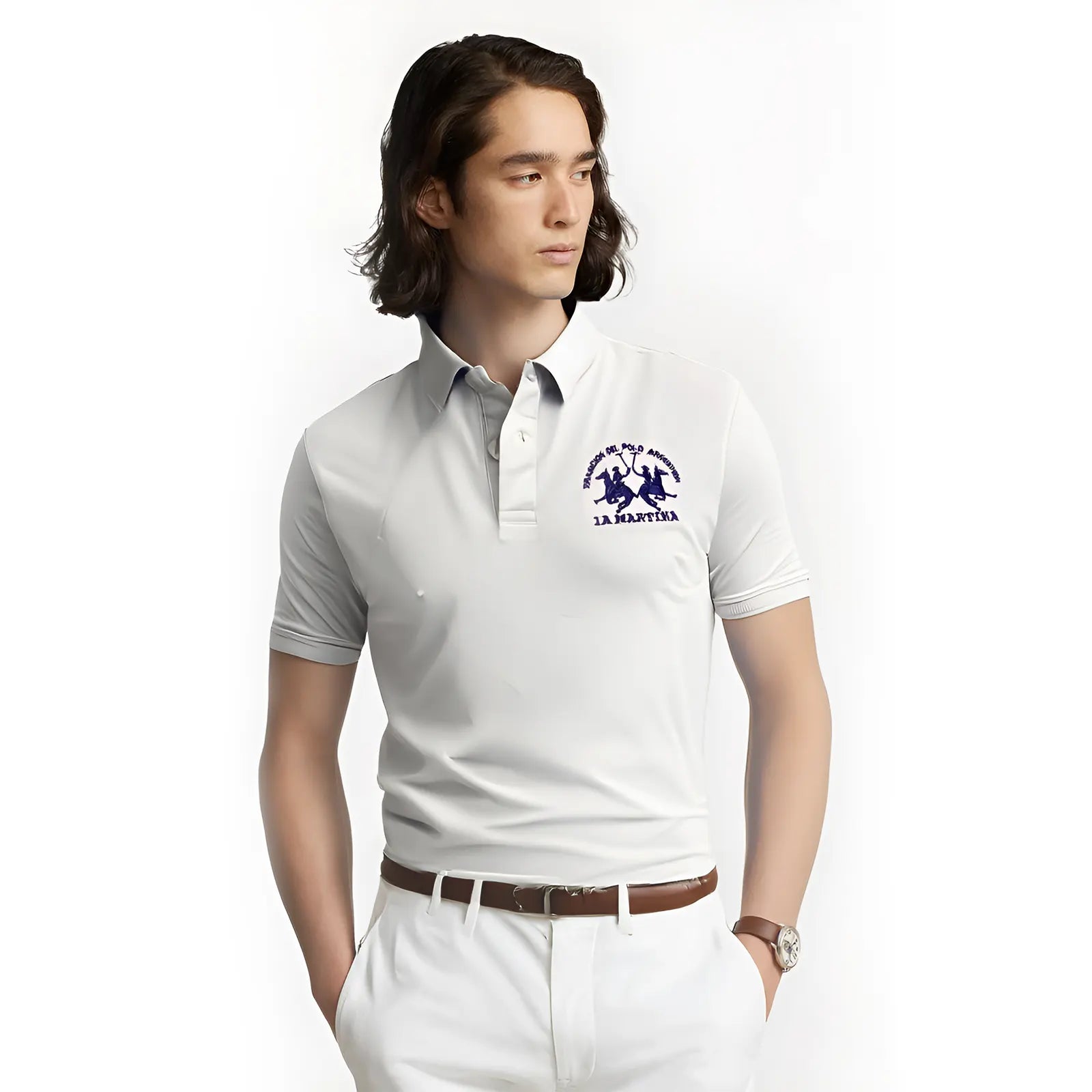 LM Premium Polo - White