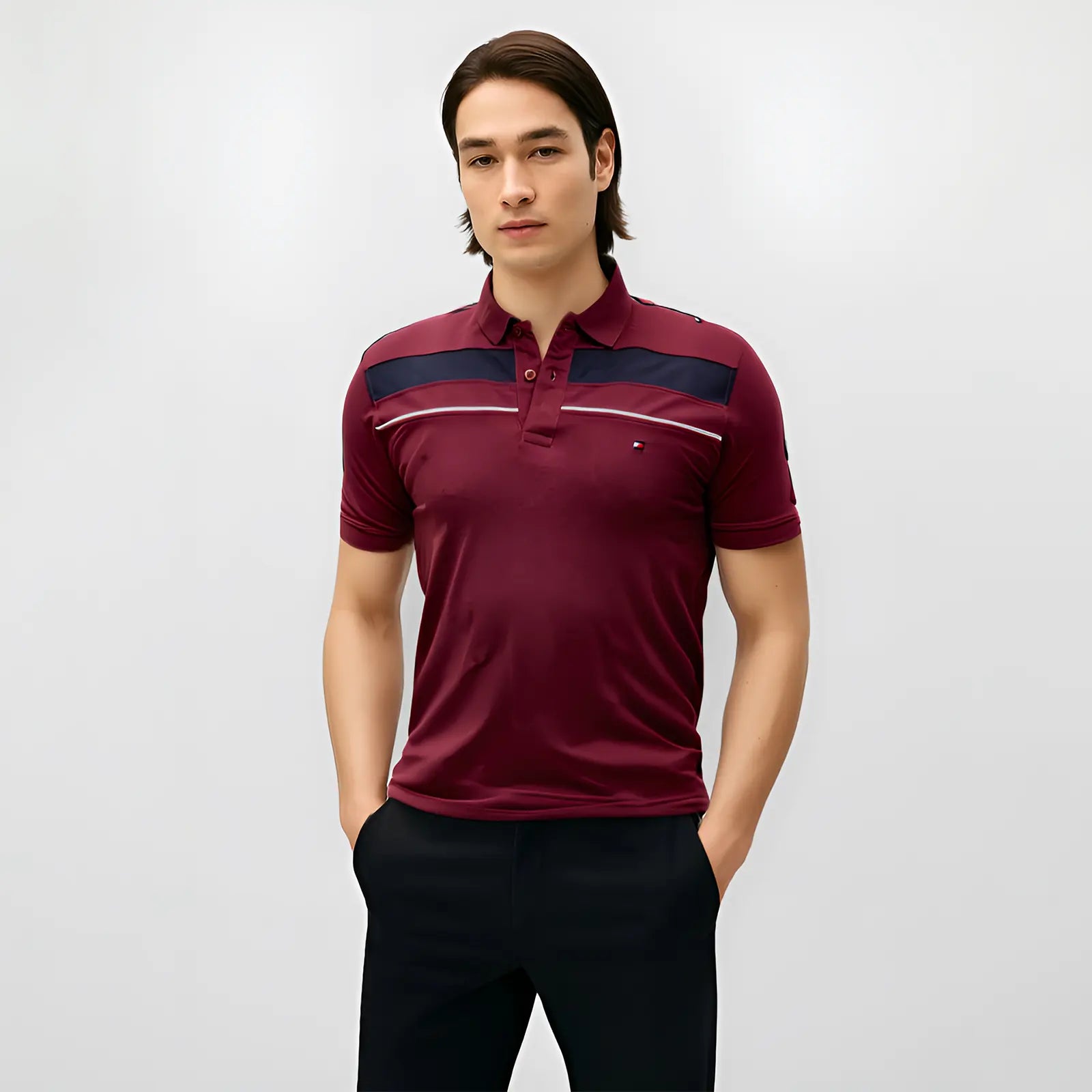 Tmy Polo P02 - Maroon