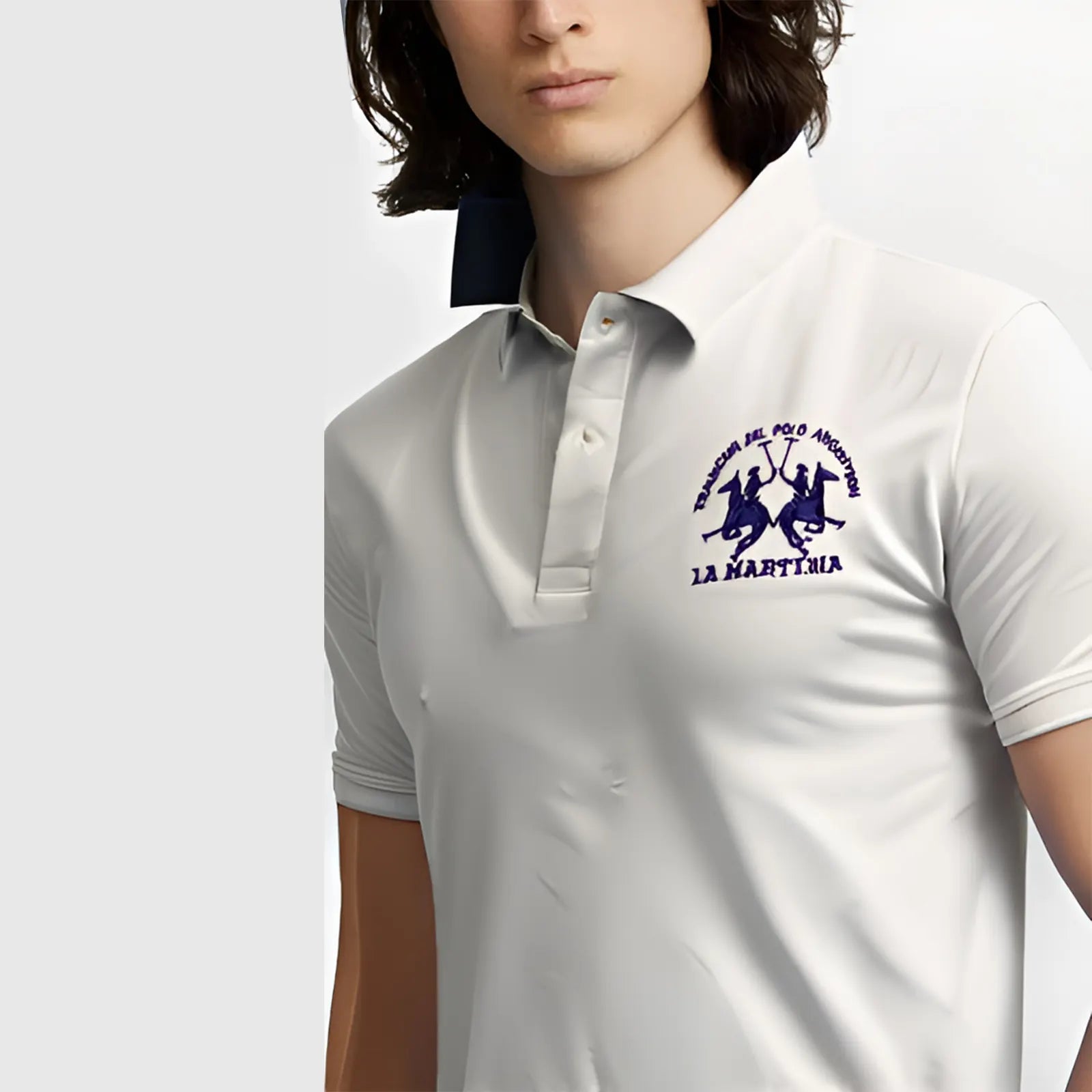 LM Premium Polo - White