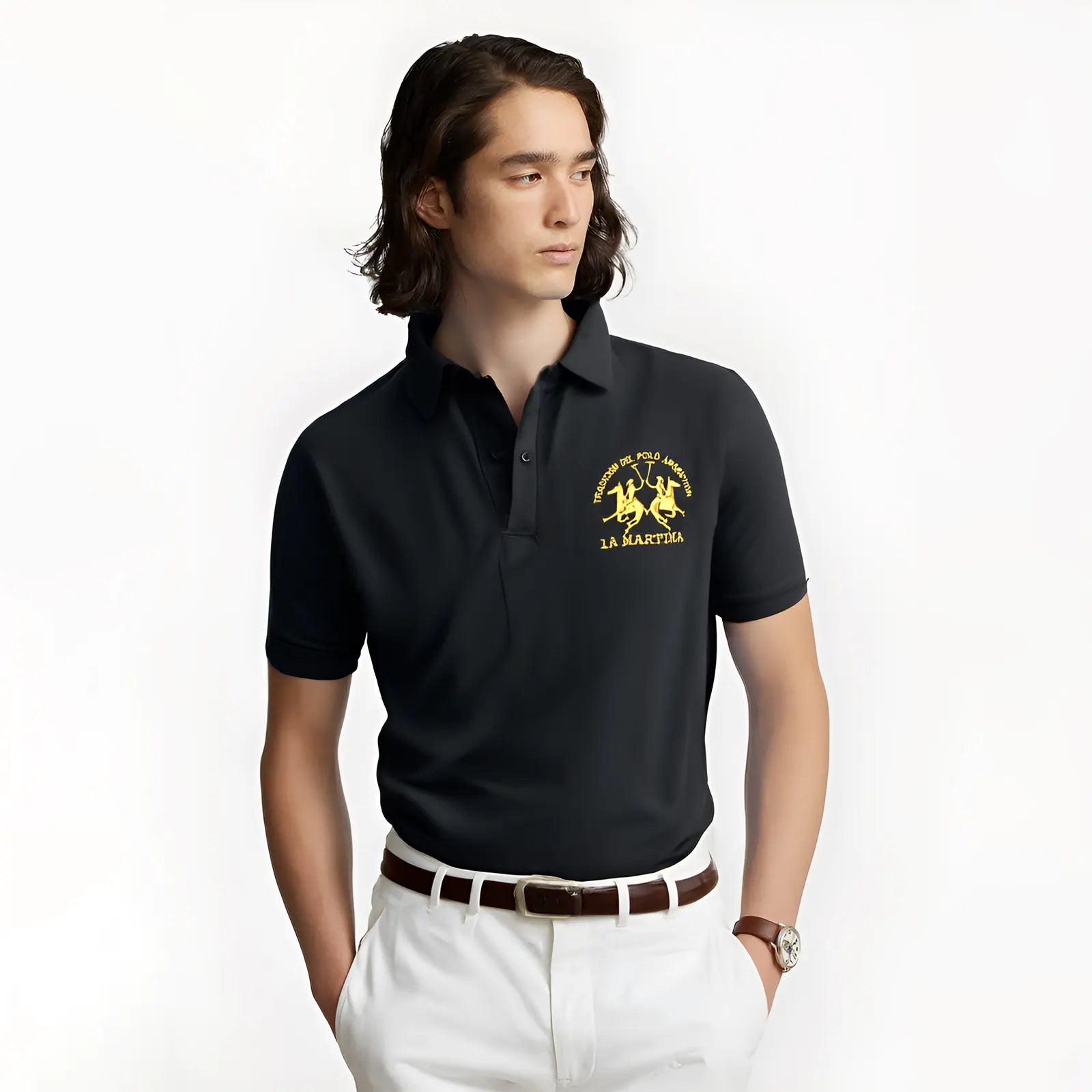LM Premium Polo - Black