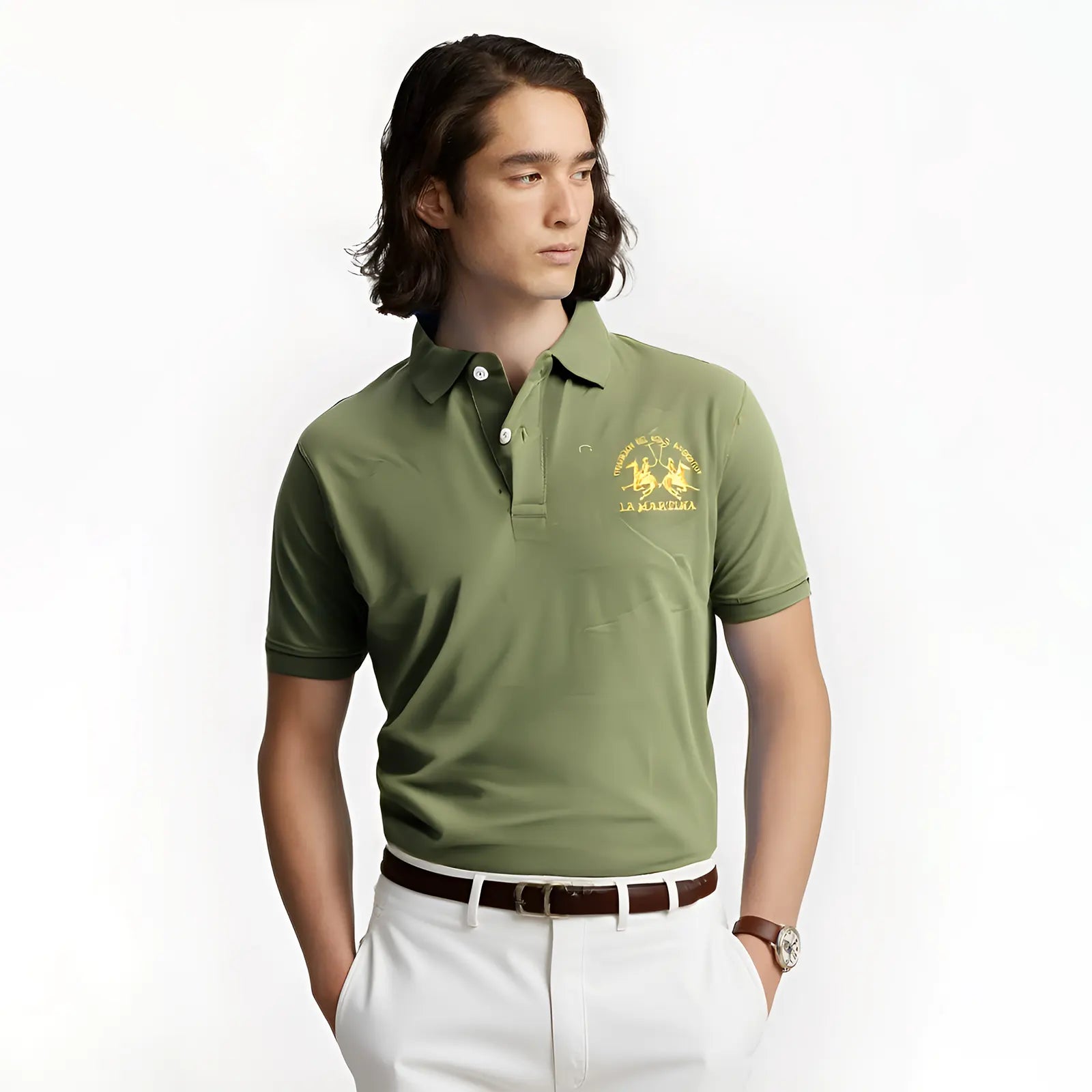 LM Premium Polo - Green