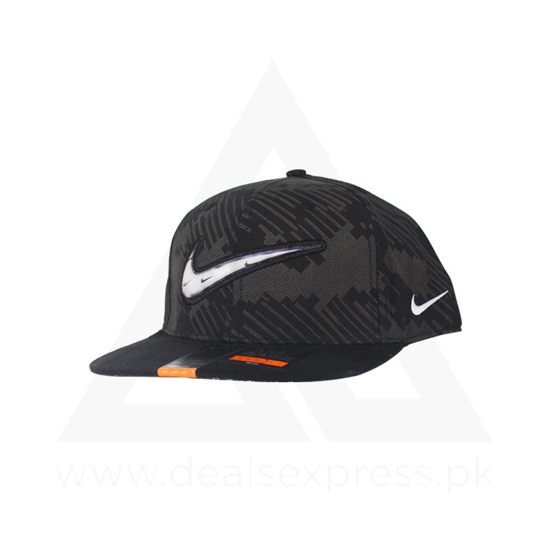 Nk Shine Swoosh Cap - Black A0510