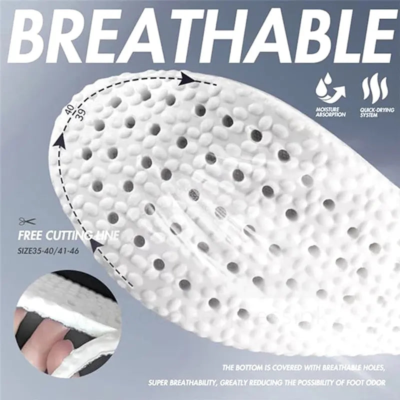4D Massage Soft Bubble Insoles