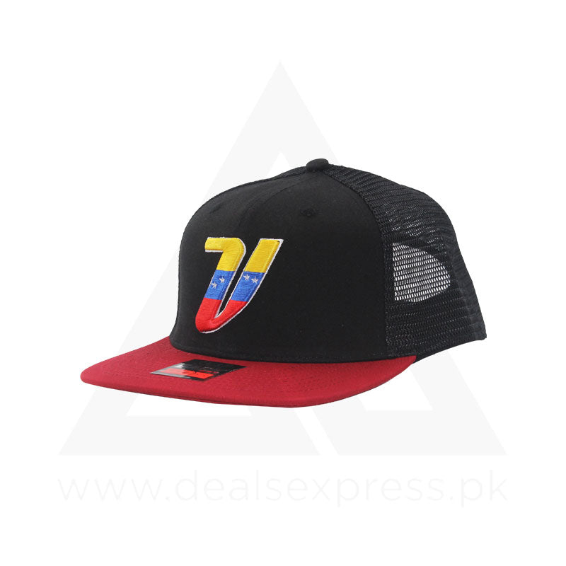 Vee Cap - Maroon Black A0468