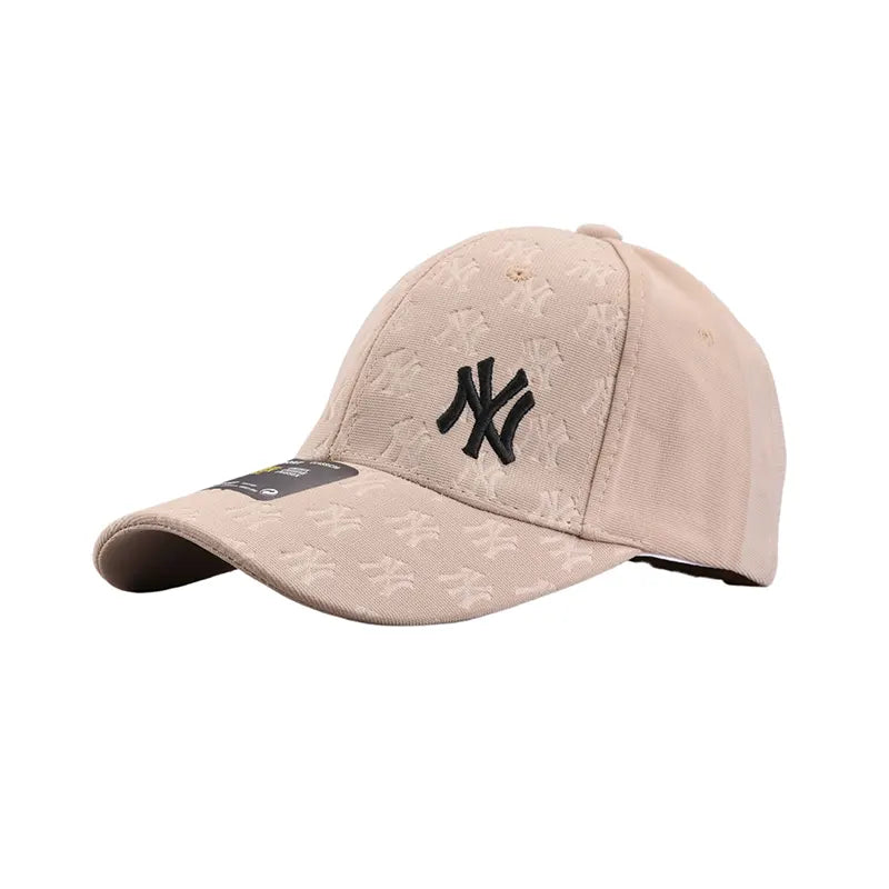 NY Emb Cap - Beige A0270