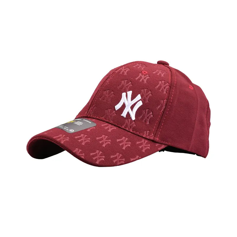NY Emb Cap - Maroon A0271