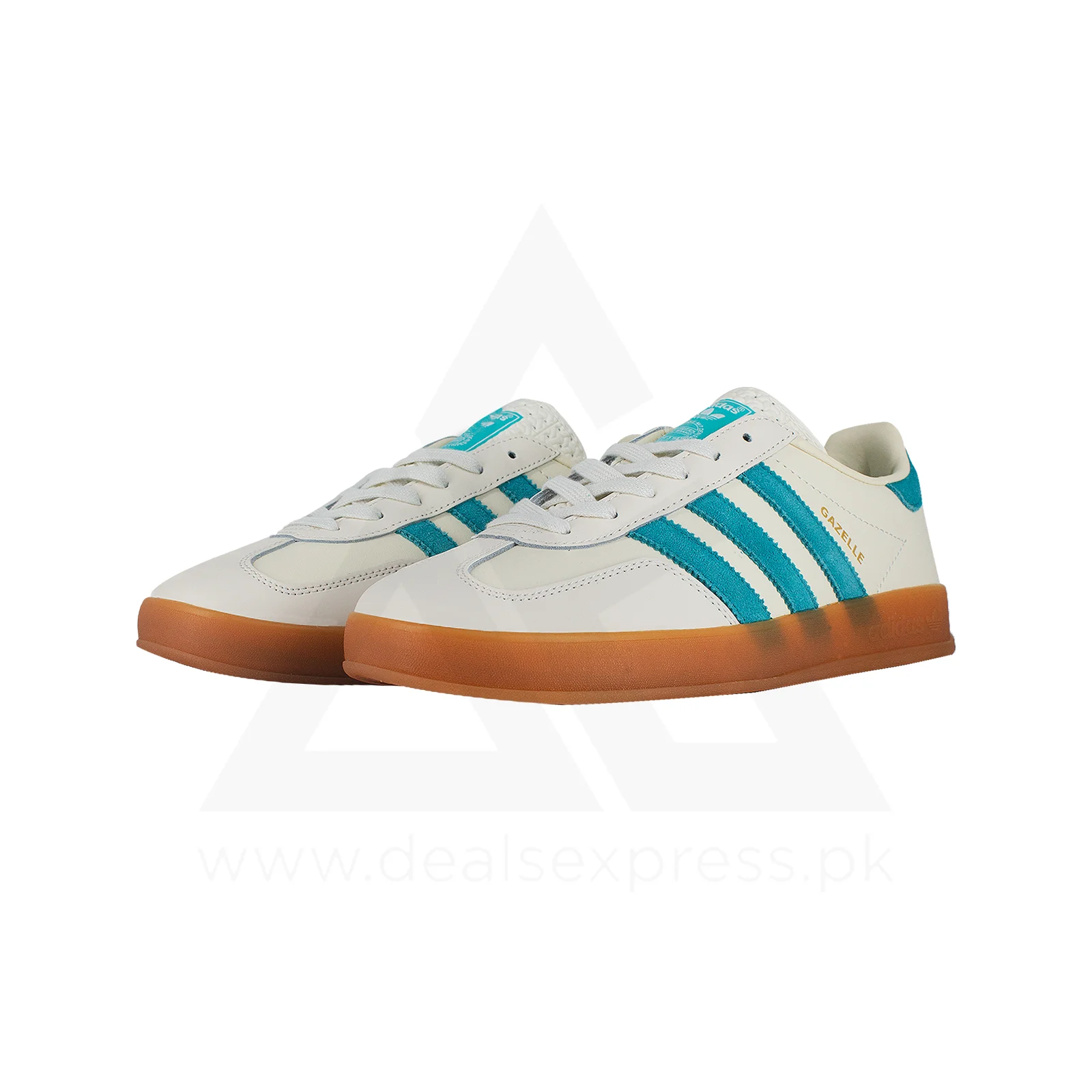 Adi Gazelle Indoor Premium - White Turquoise