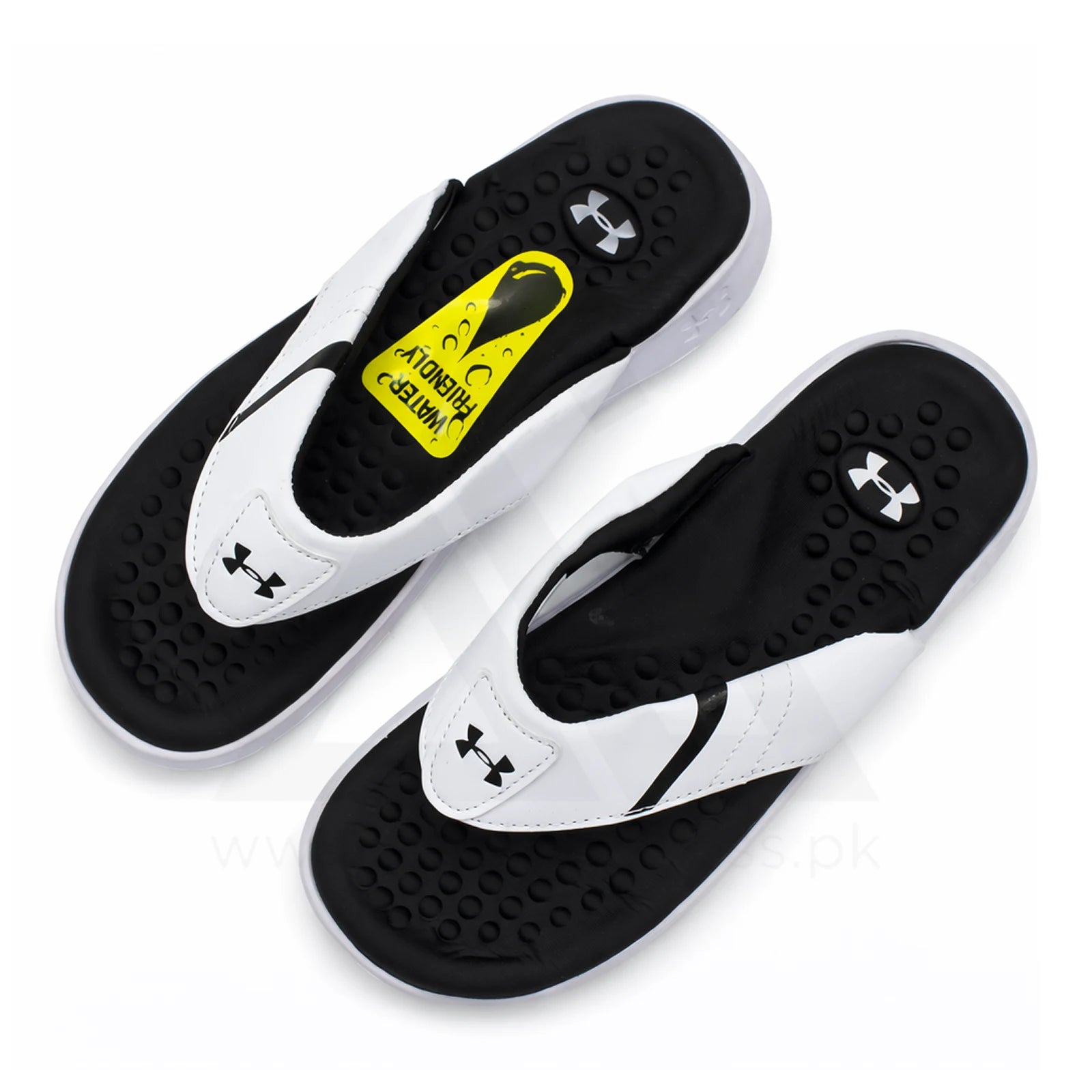 UA Flip Flop - White Duo