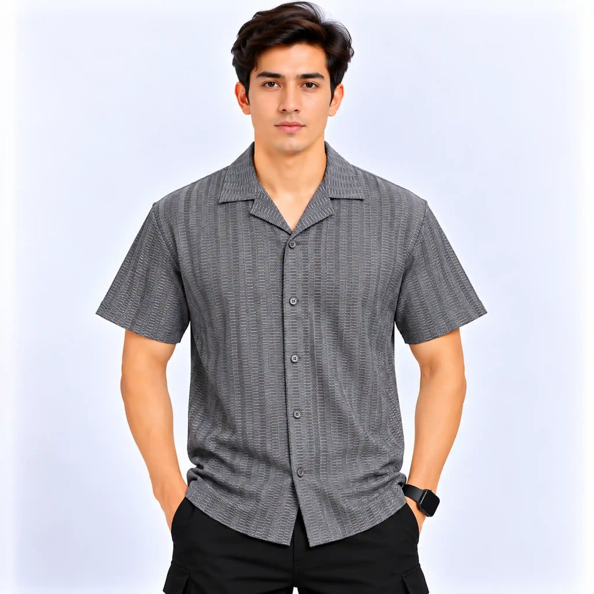 Cabana Color Shirt D305 - Charcoal