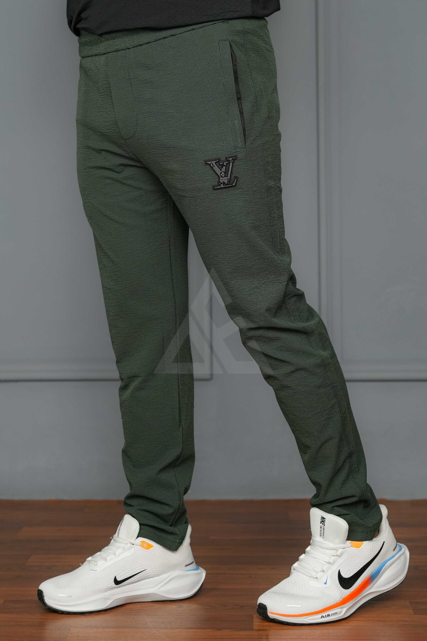 L wee Regular Fit Popcorn Trouser - Green