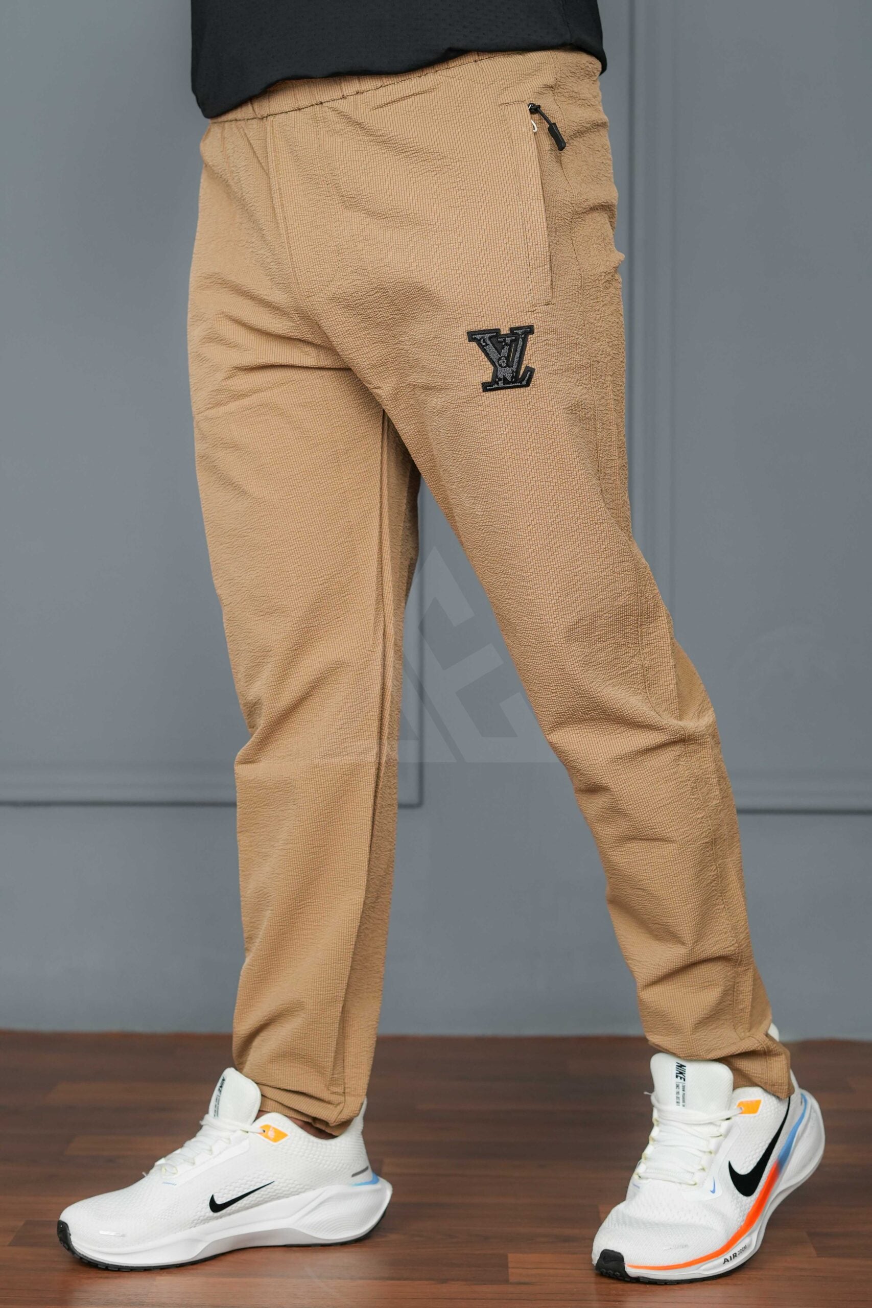 L wee Regular Fit Popcorn Trouser - Khaki