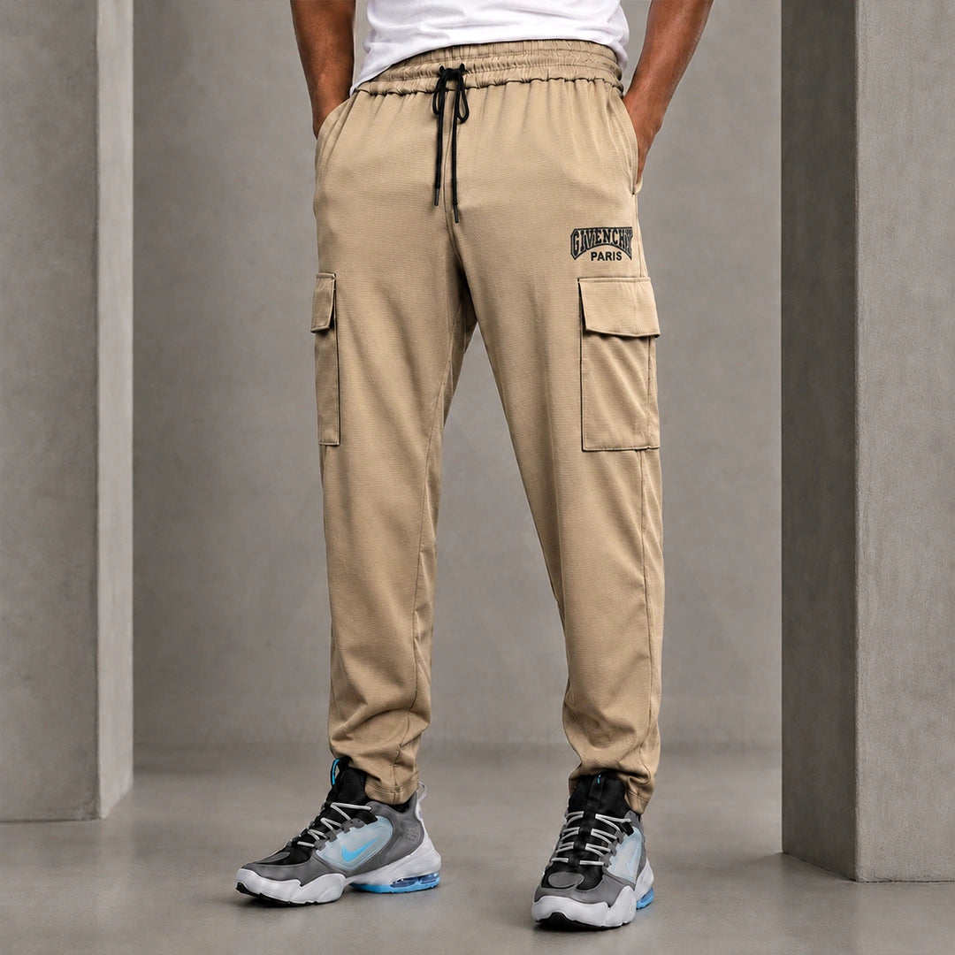 Gvenchy Embose Trouser T063 - Beige