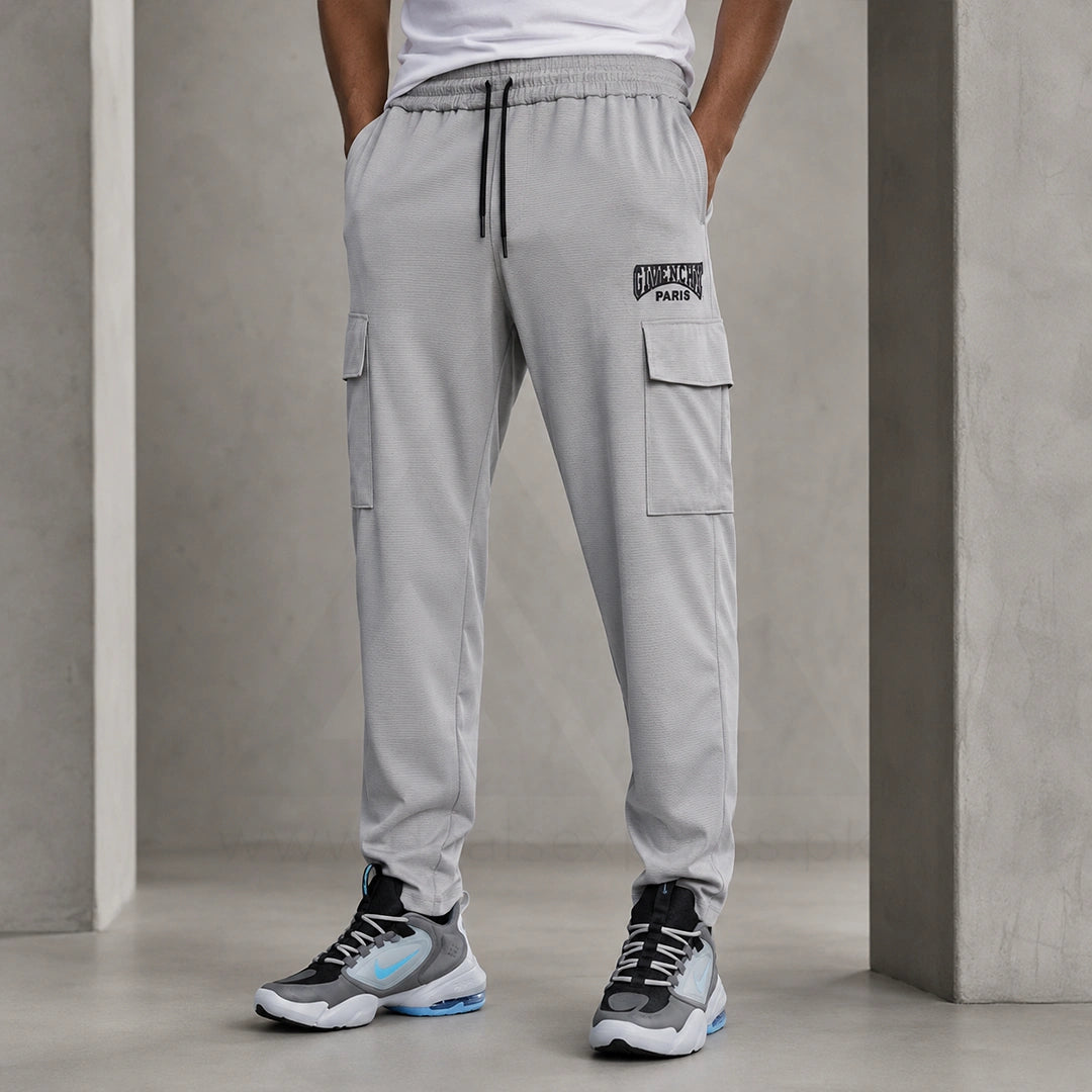 Gvenchy Embose Trouser T064 - Grey
