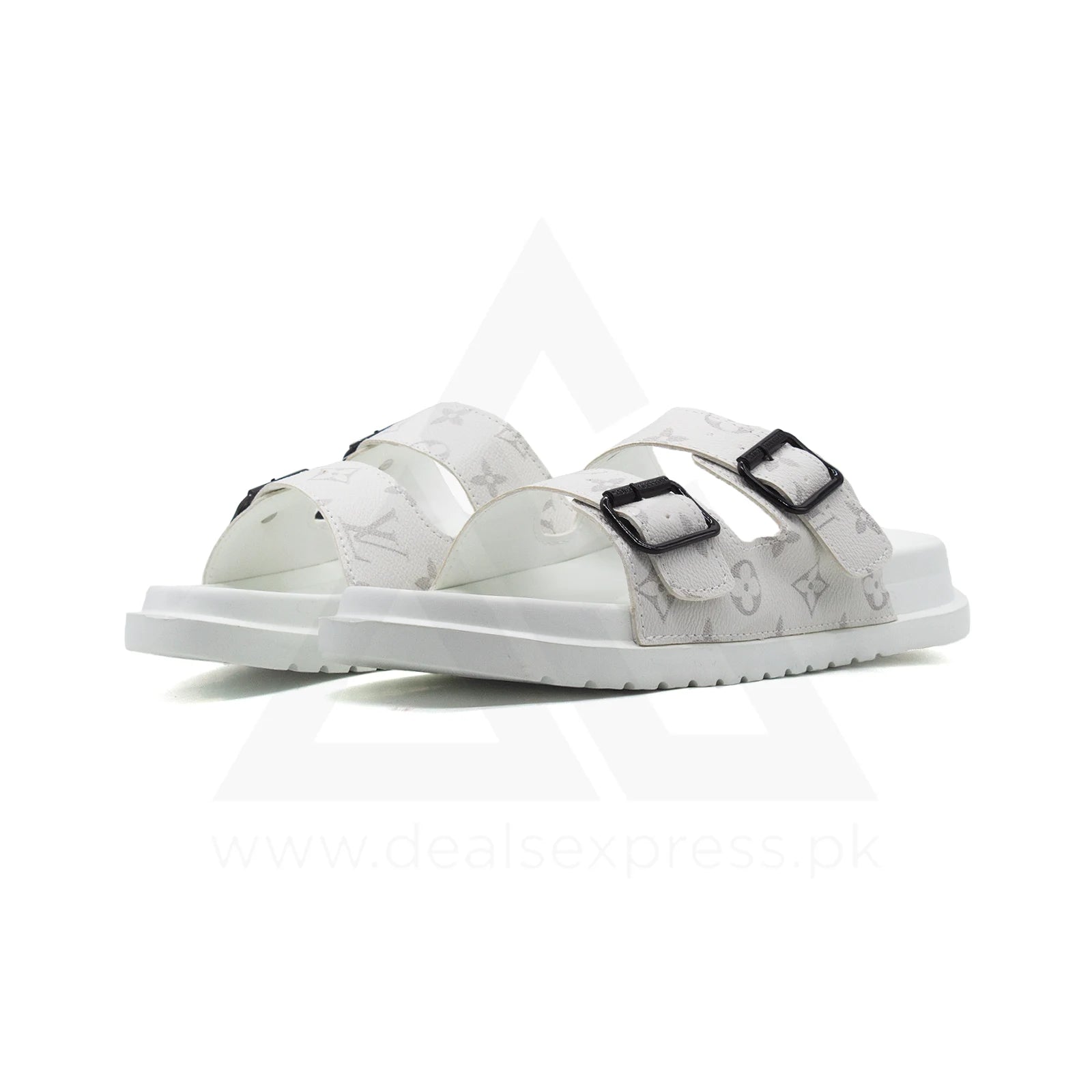 L wee Double-Strap Premium Slide - White