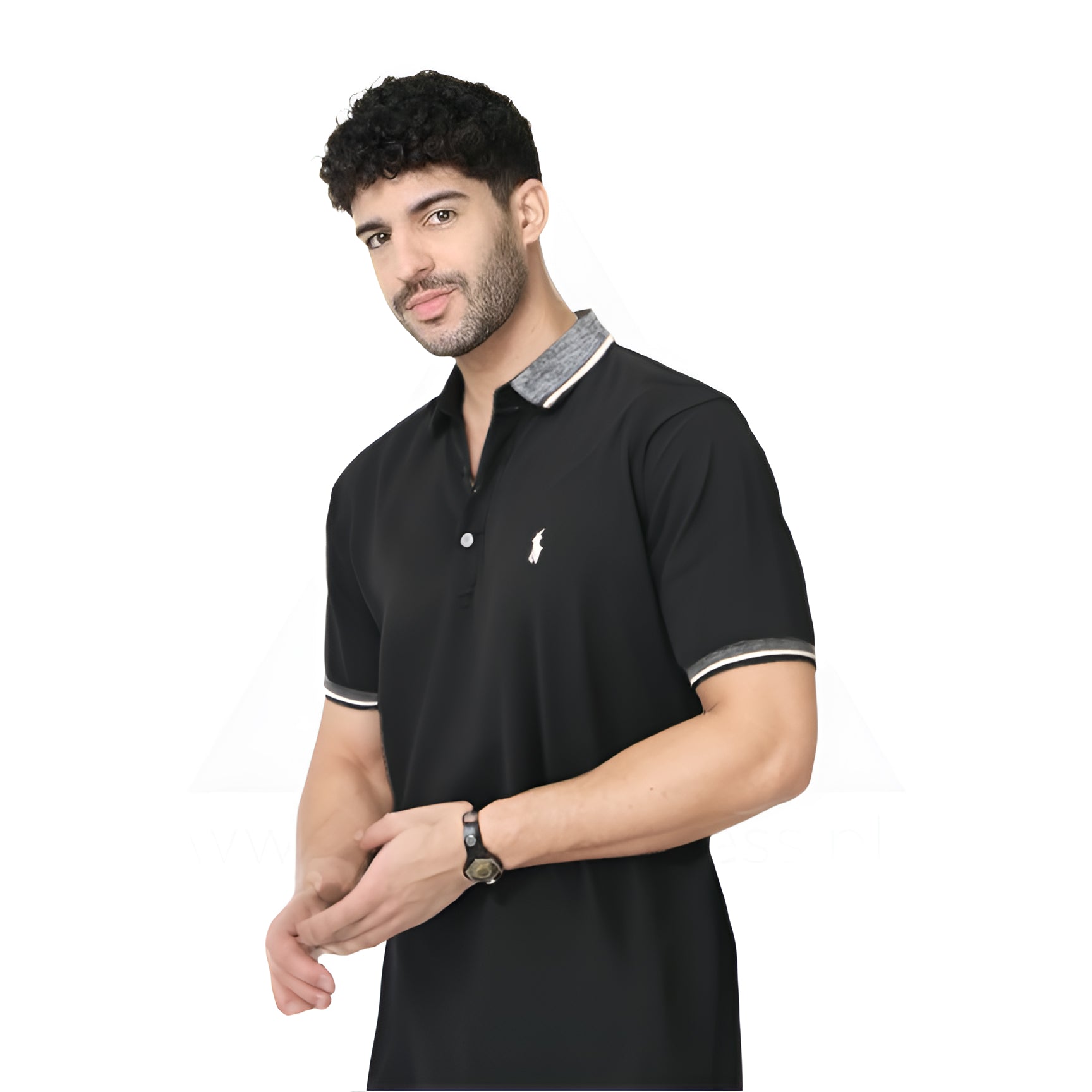 Po lo Drifit - Black Grey