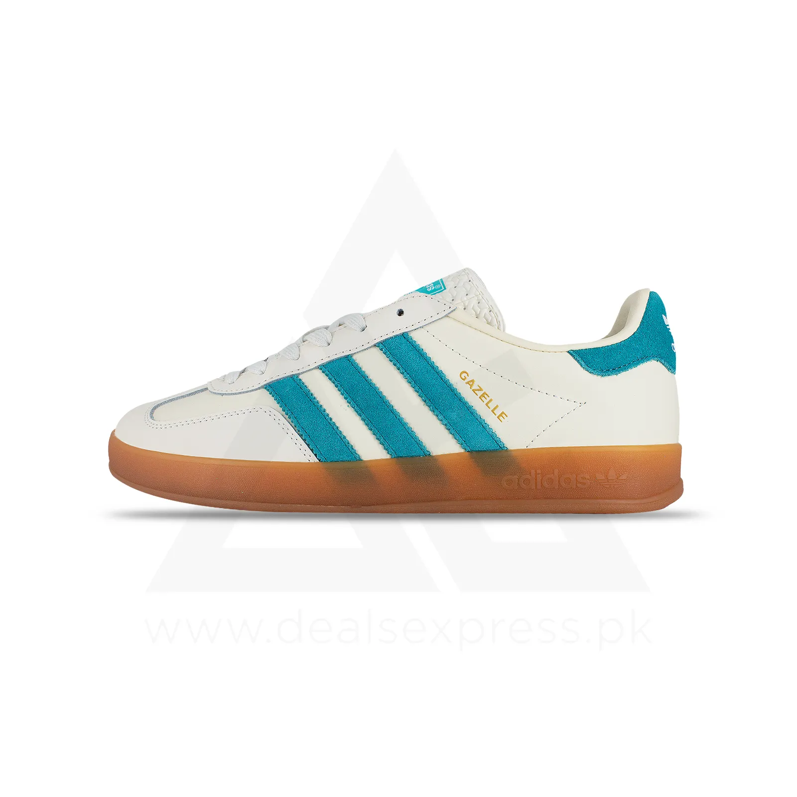 Adi Gazelle Indoor Premium - White Turquoise