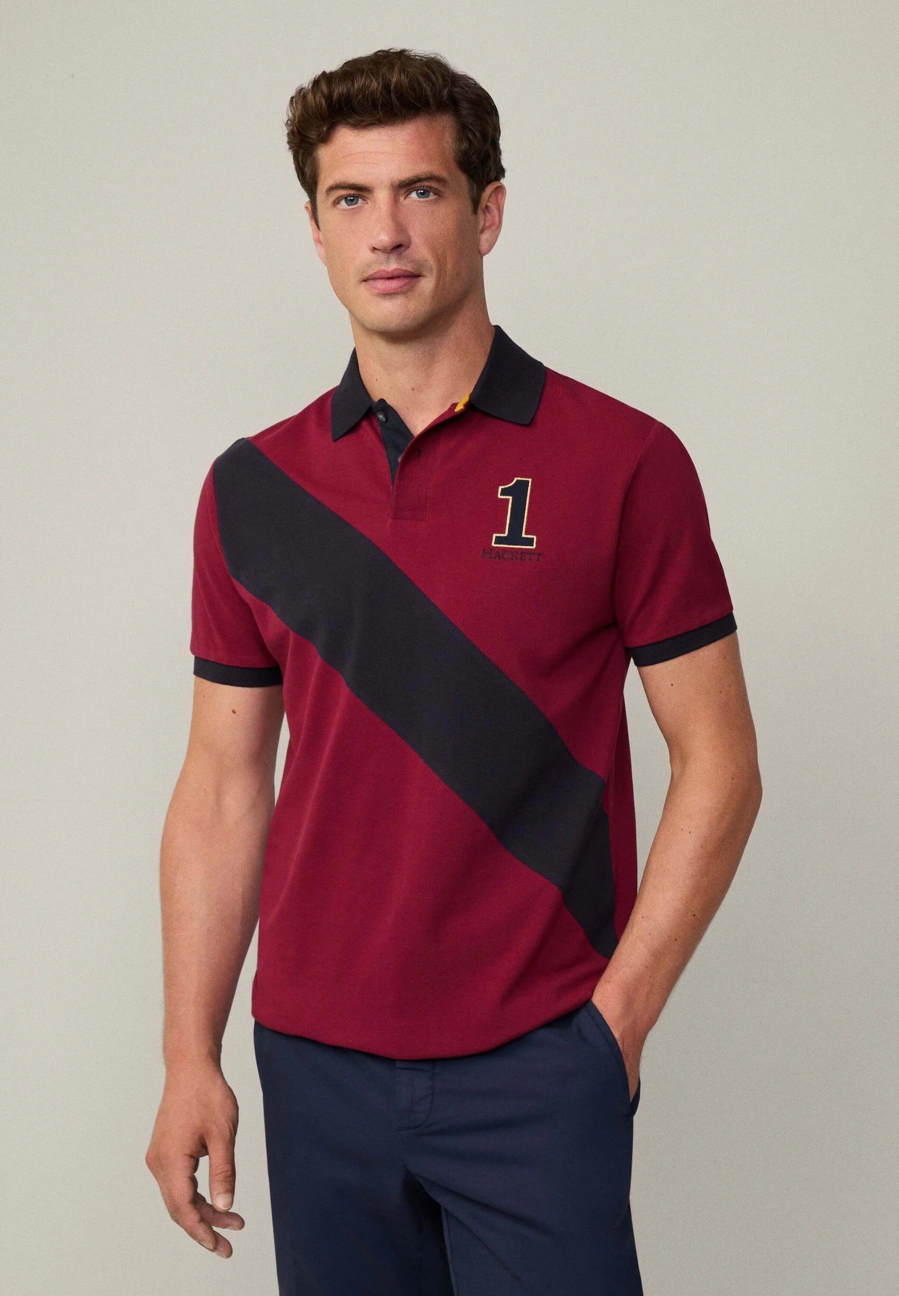 Hack-Ett Polo - Red Black