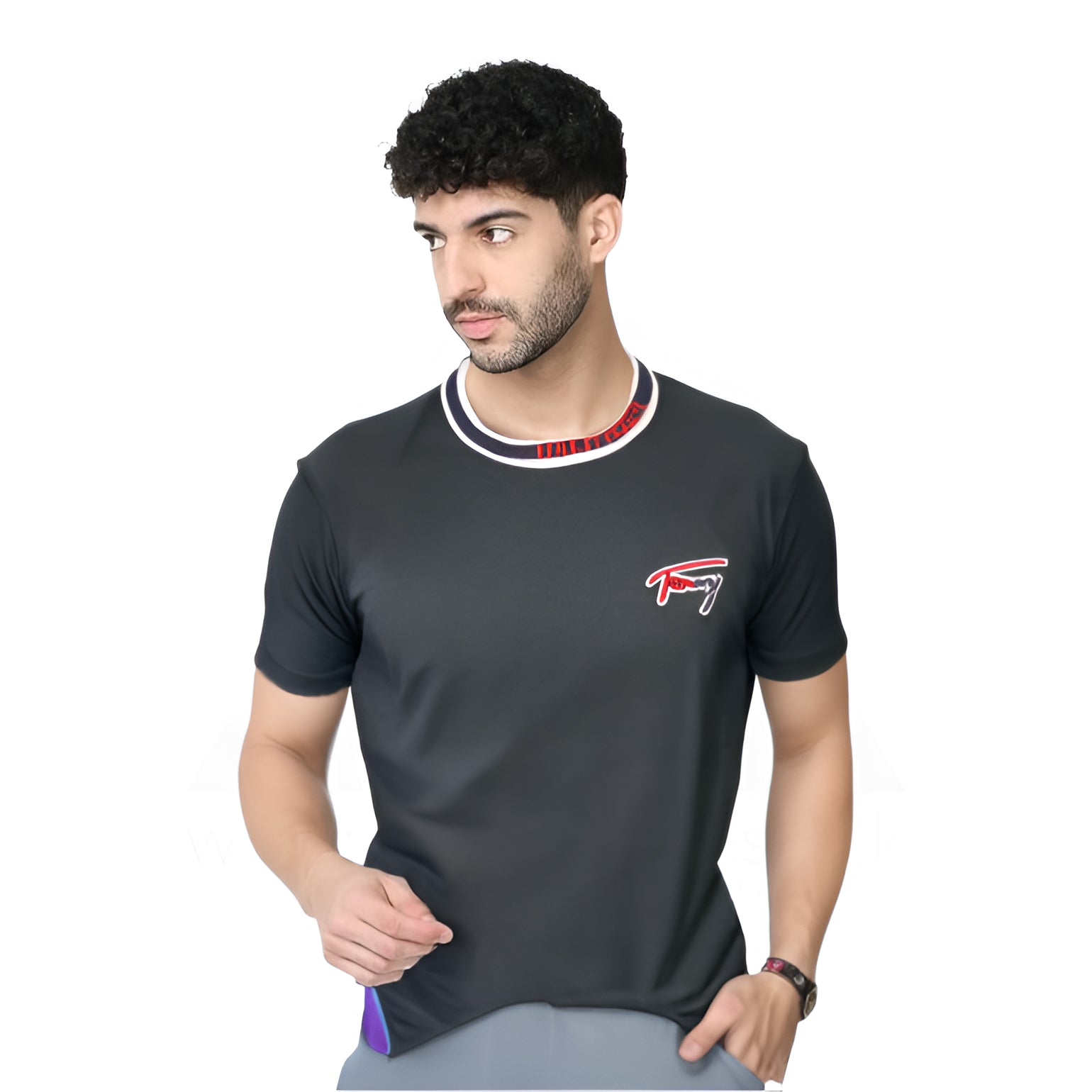 Tmy Drifit Tee - Black