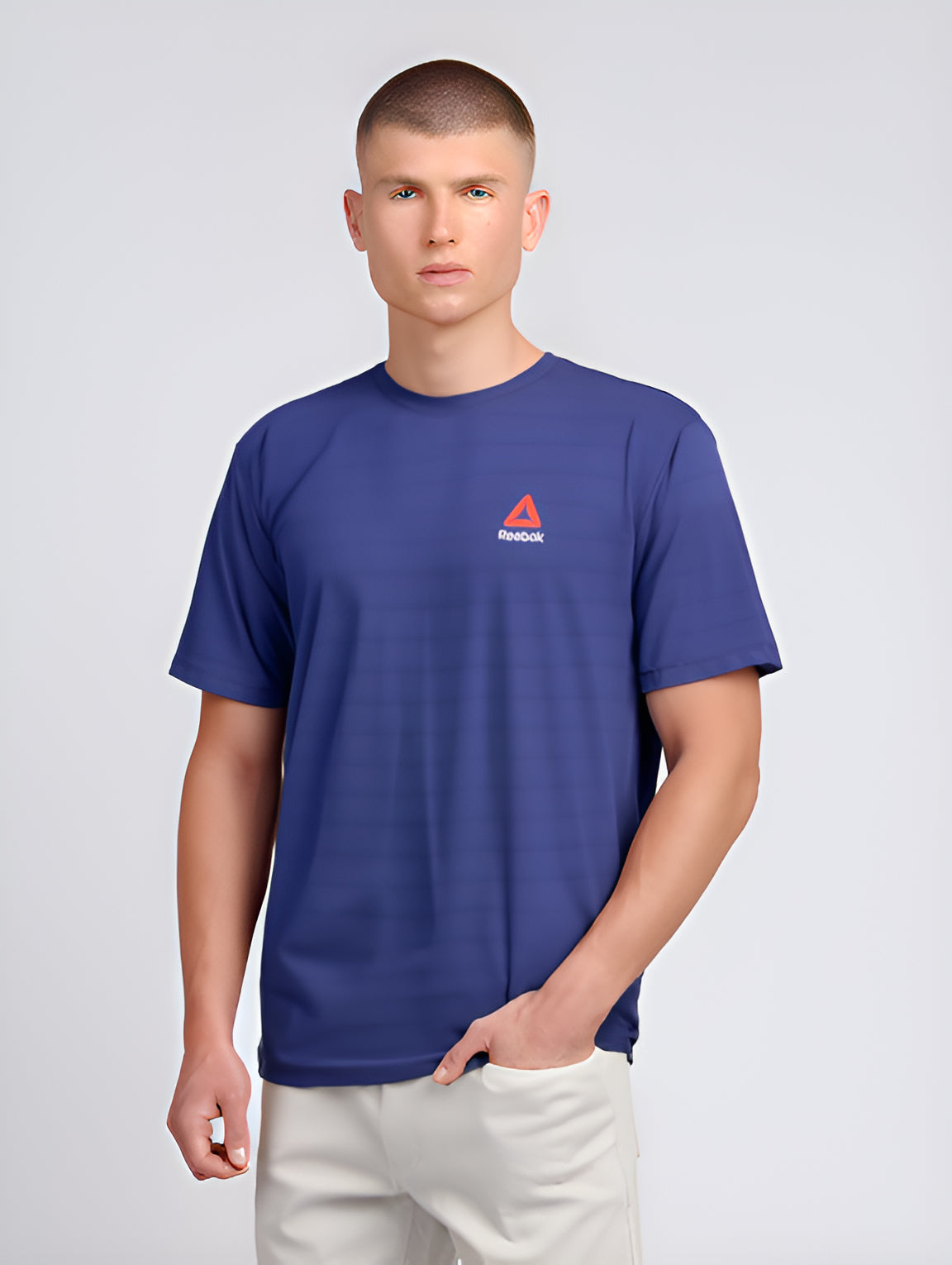 Rbk Drifit Tee - Navy