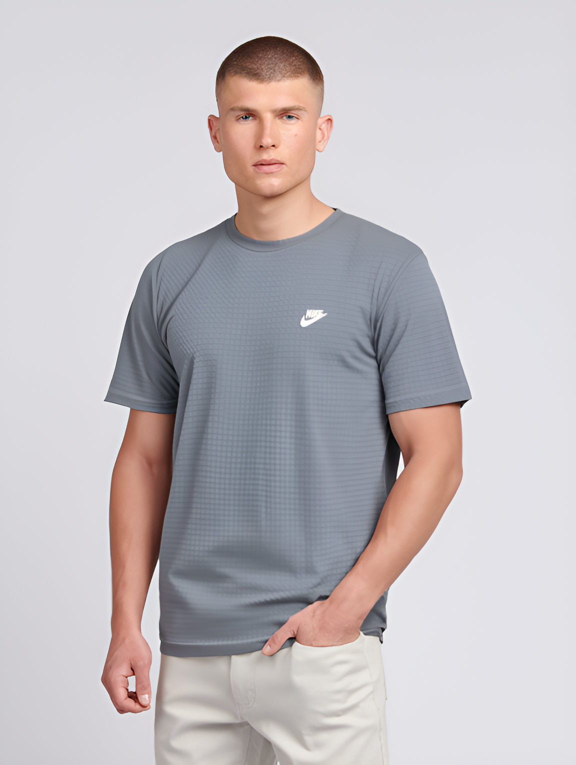 Nk Drifit Tee - Grey