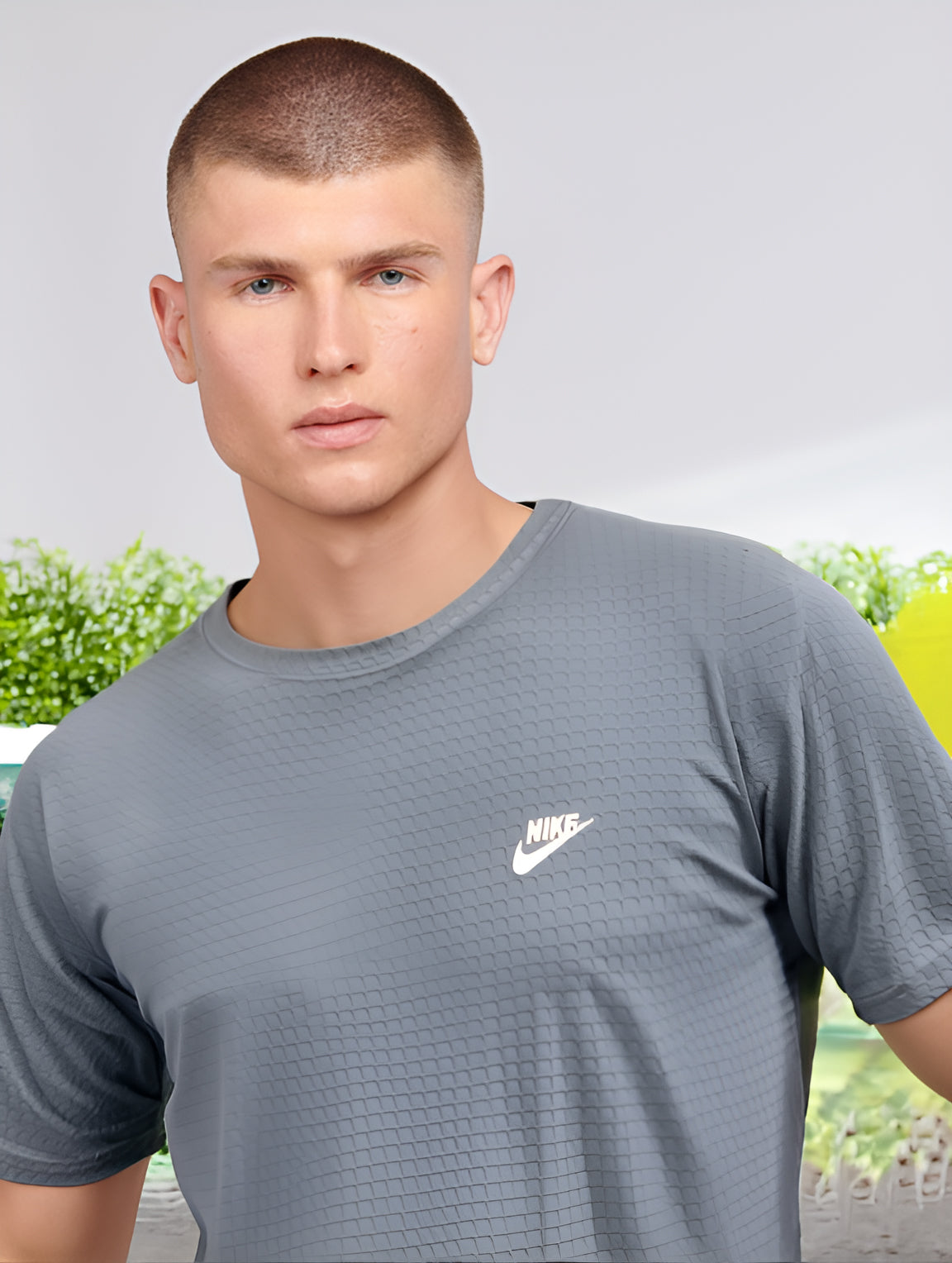 Nk Drifit Tee - Grey