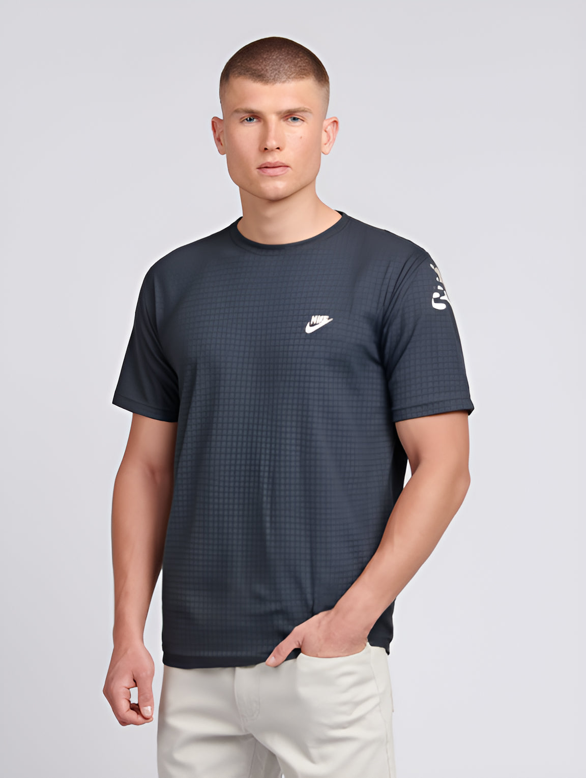 Nk Drifit Tee - Dark Navy