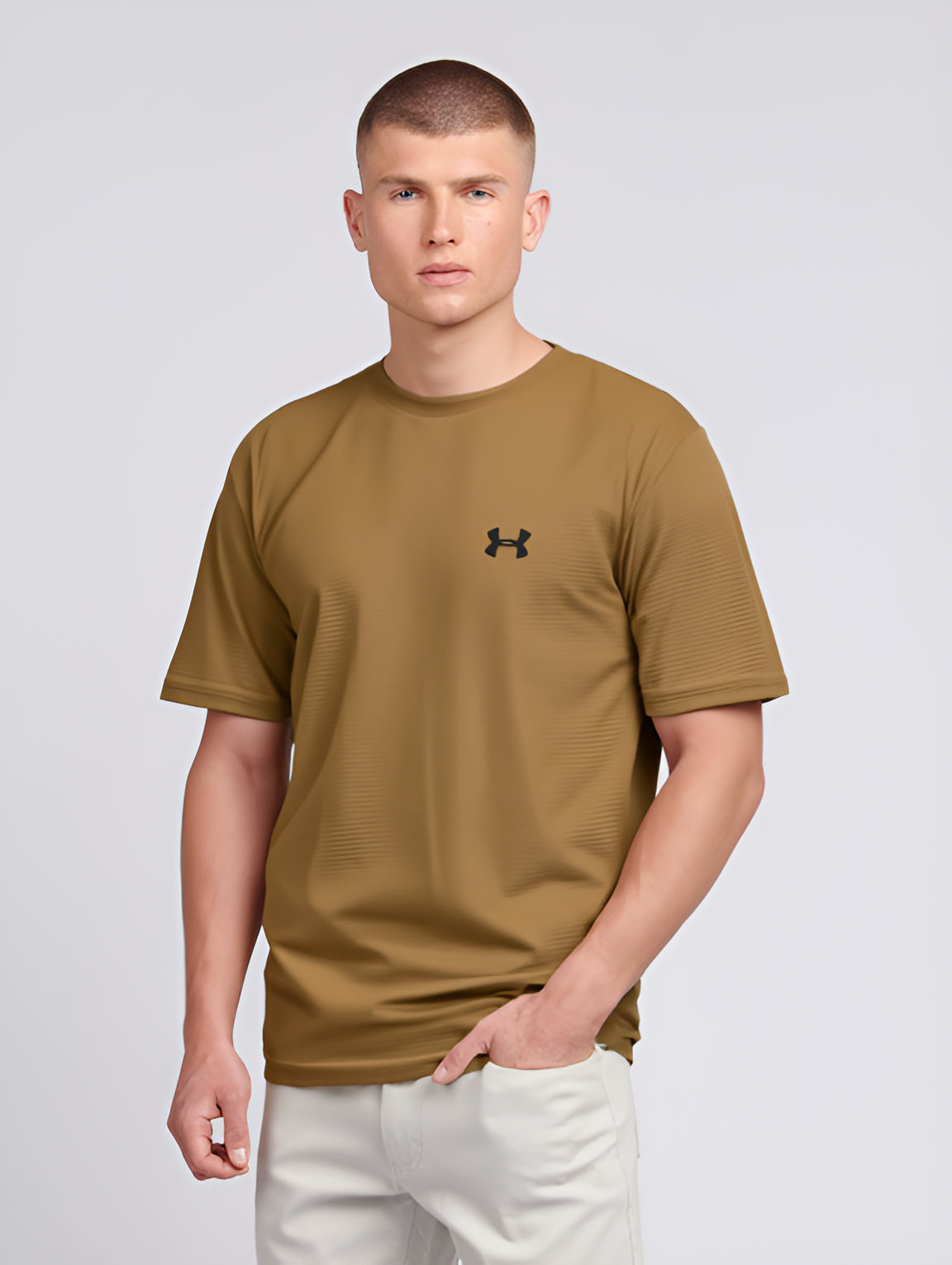 UA Drifit Tee - Brown