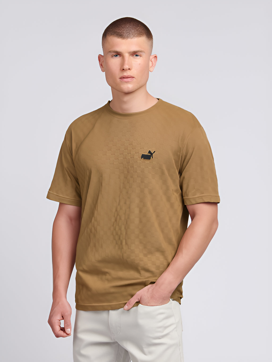 Pma Drifit Tee - Brown