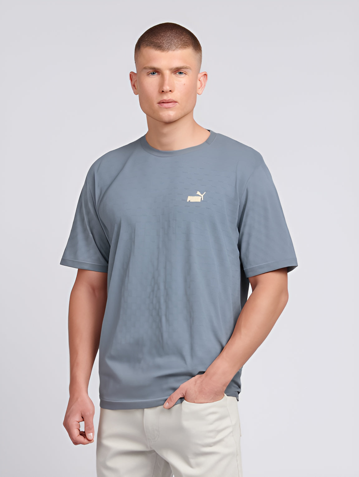Pma Drifit Tee - Sky Blue