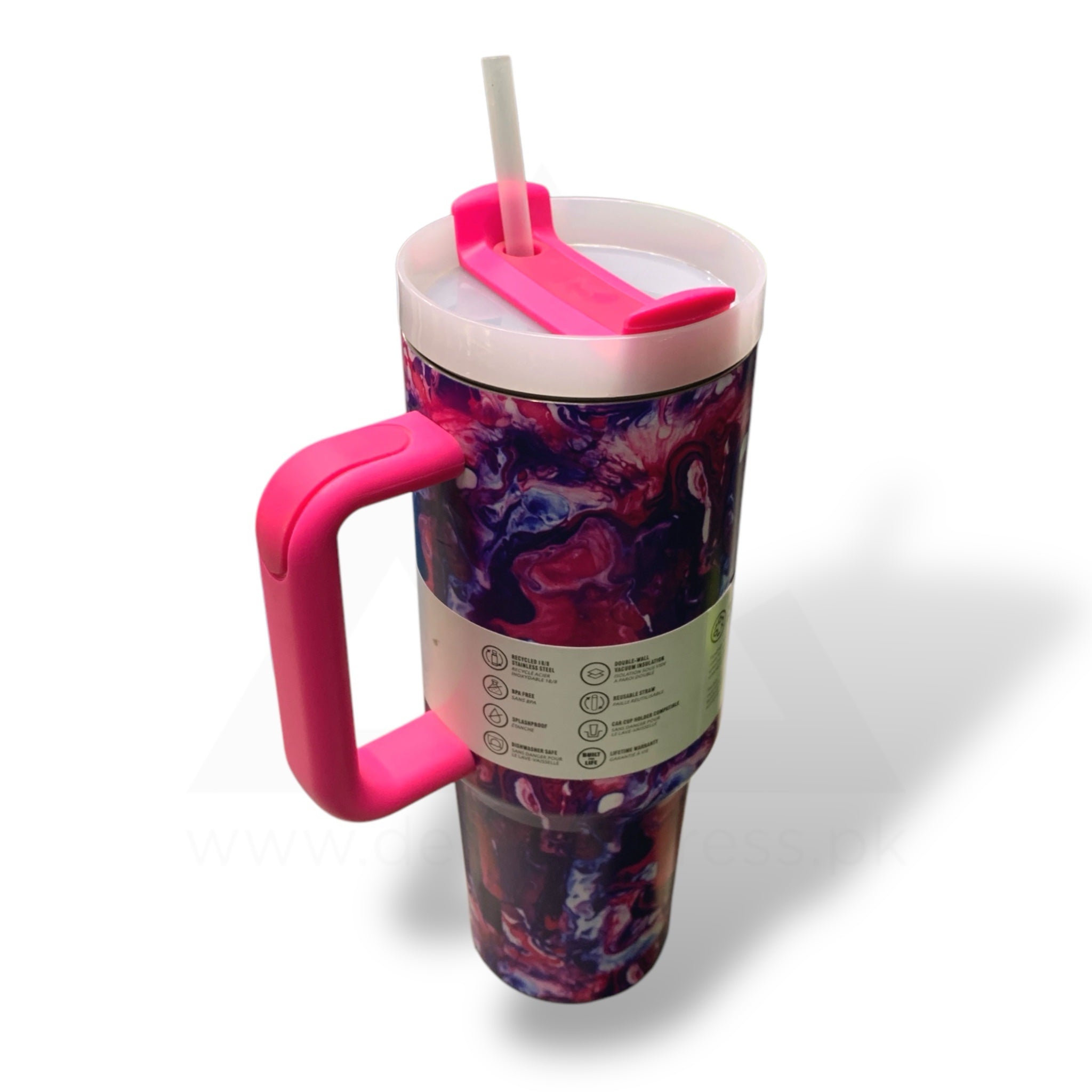 Stan Marble AAA 40oz - Dark Pink